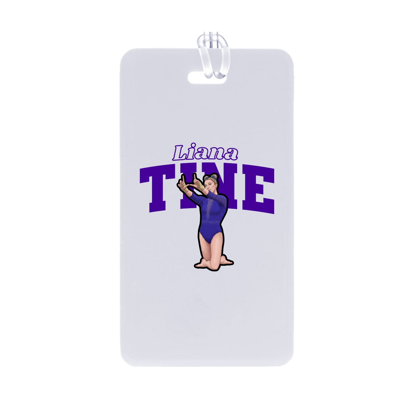 Bag Tag — Name Arch in Classic