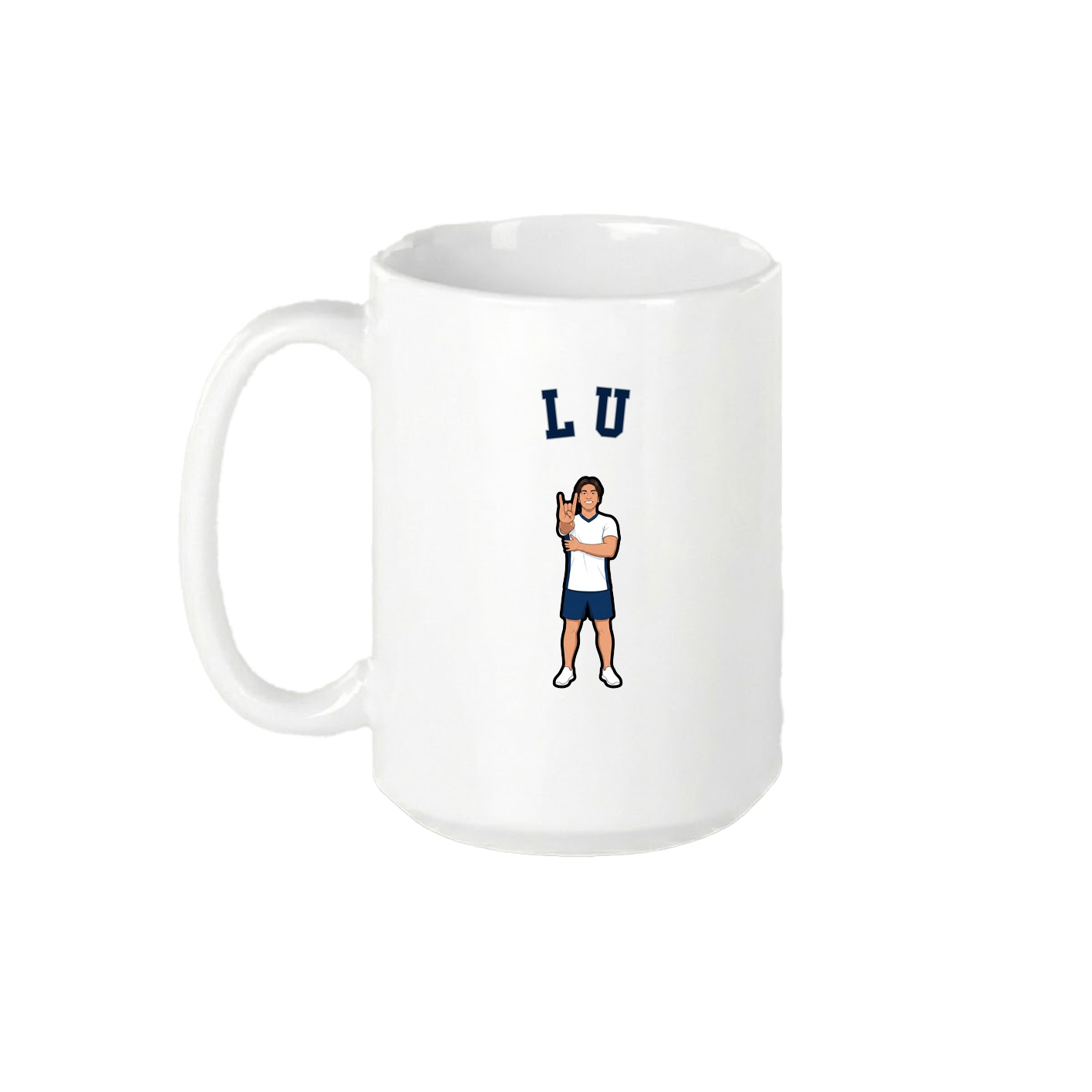 15oz Coffee Mug — Shirsey Arch in White