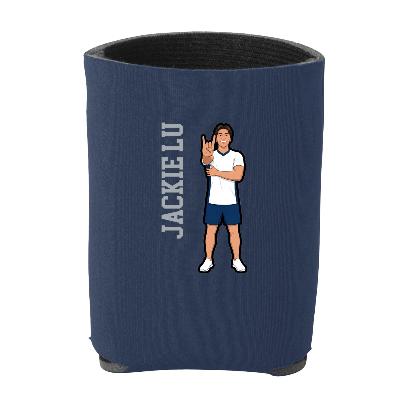 Can Holder — Name Vertical in Navy