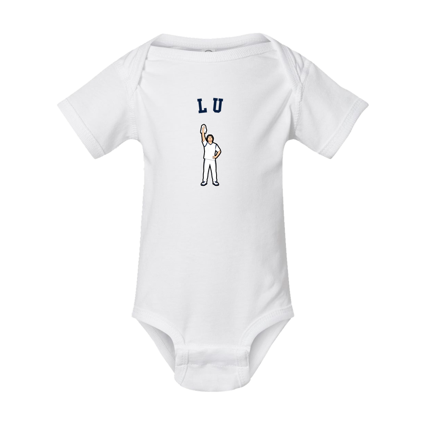 Baby Onesie — Shirsey Arch in White