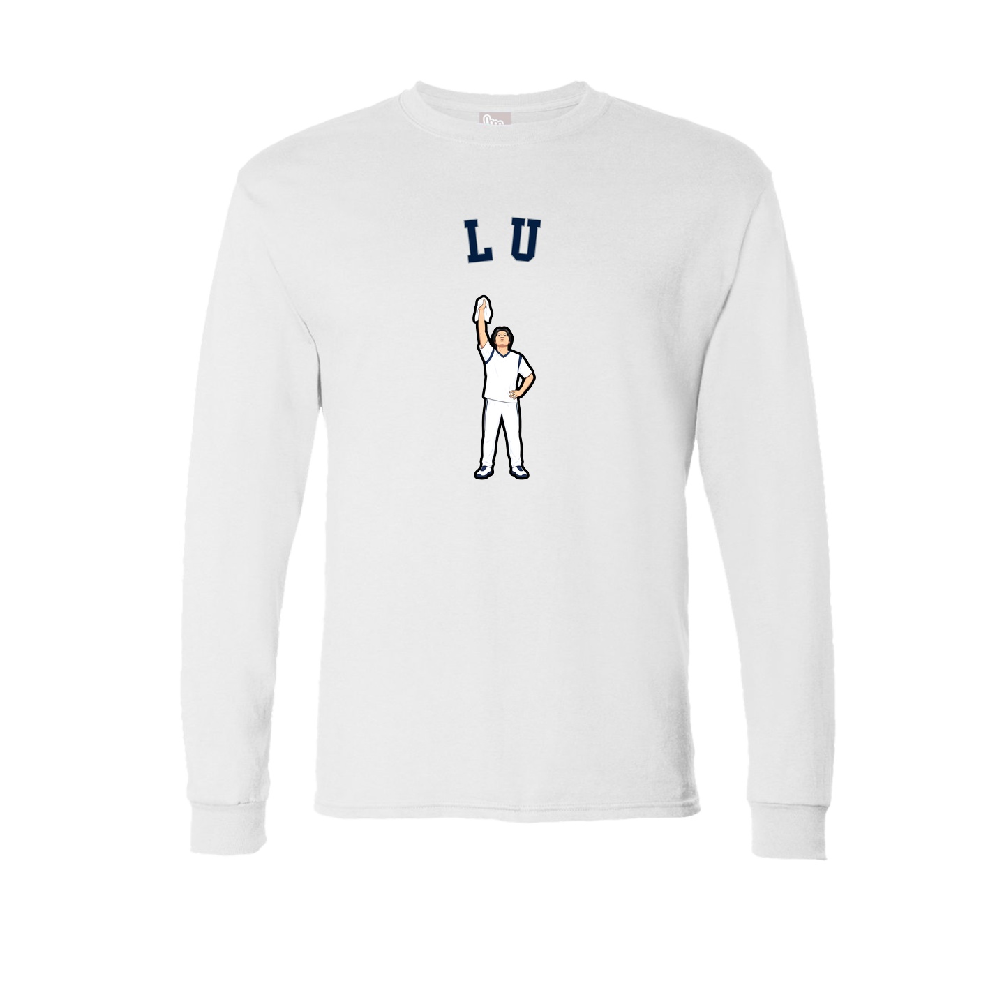 Long Sleeve Tee — Shirsey Arch in White
