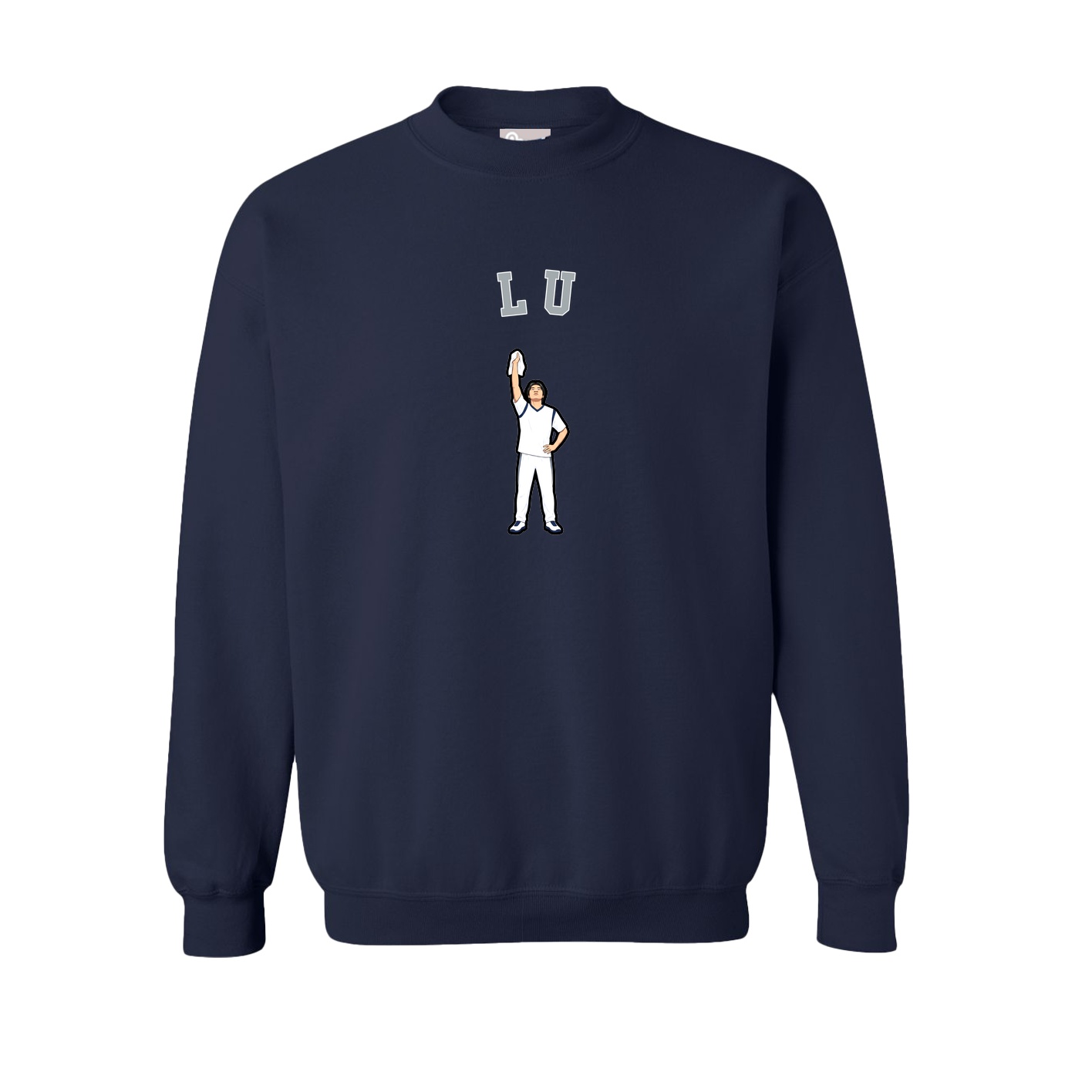 Fleece Crew — Shirsey Arch in Navy