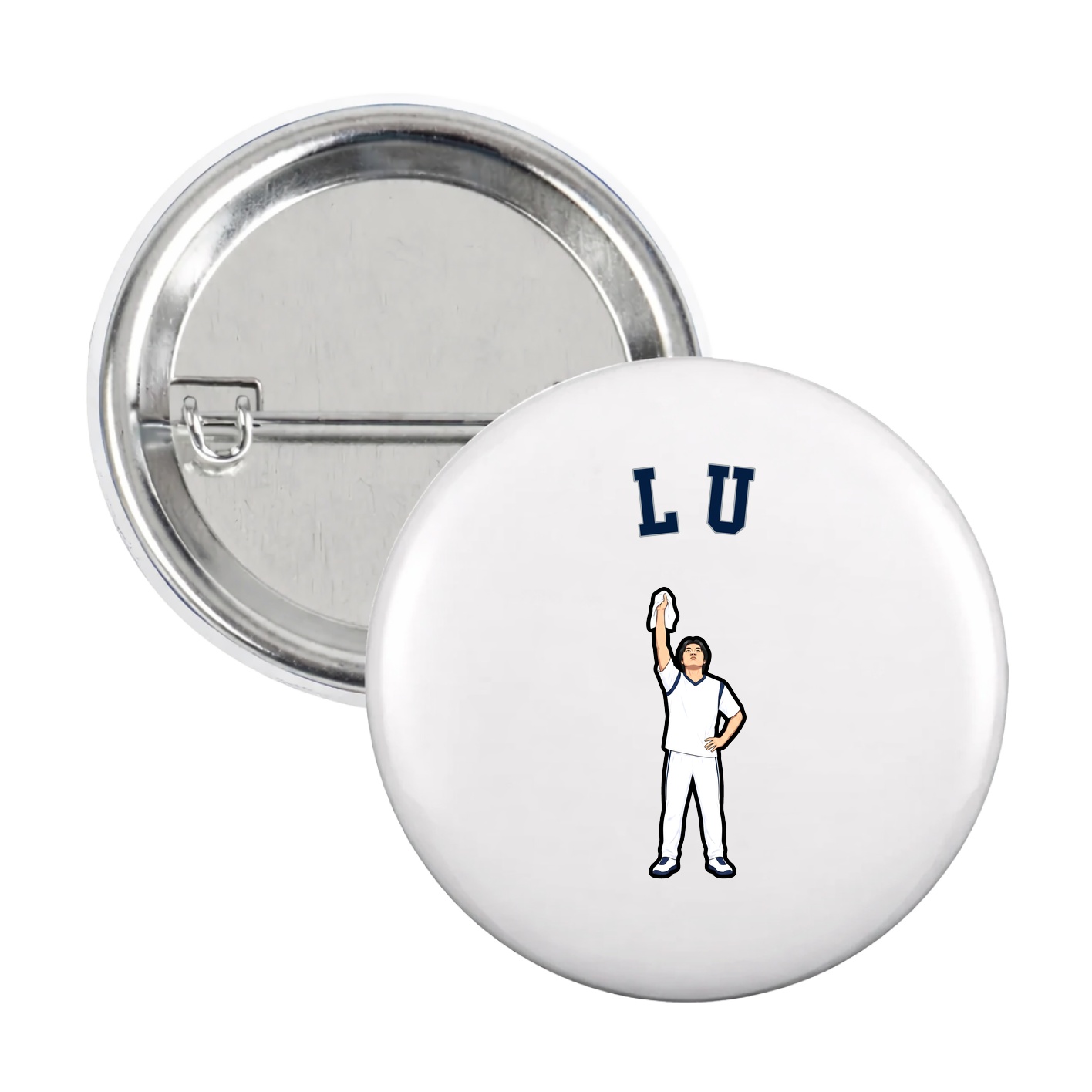 Game Day Button — Shirsey Arch in White