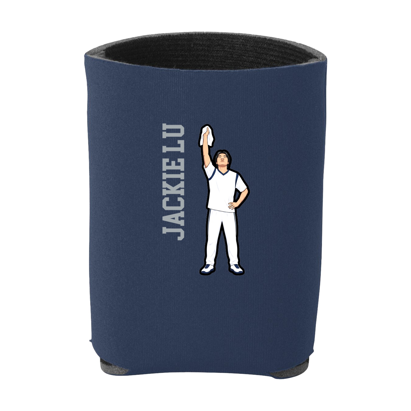 Can Holder — Name Vertical in Navy