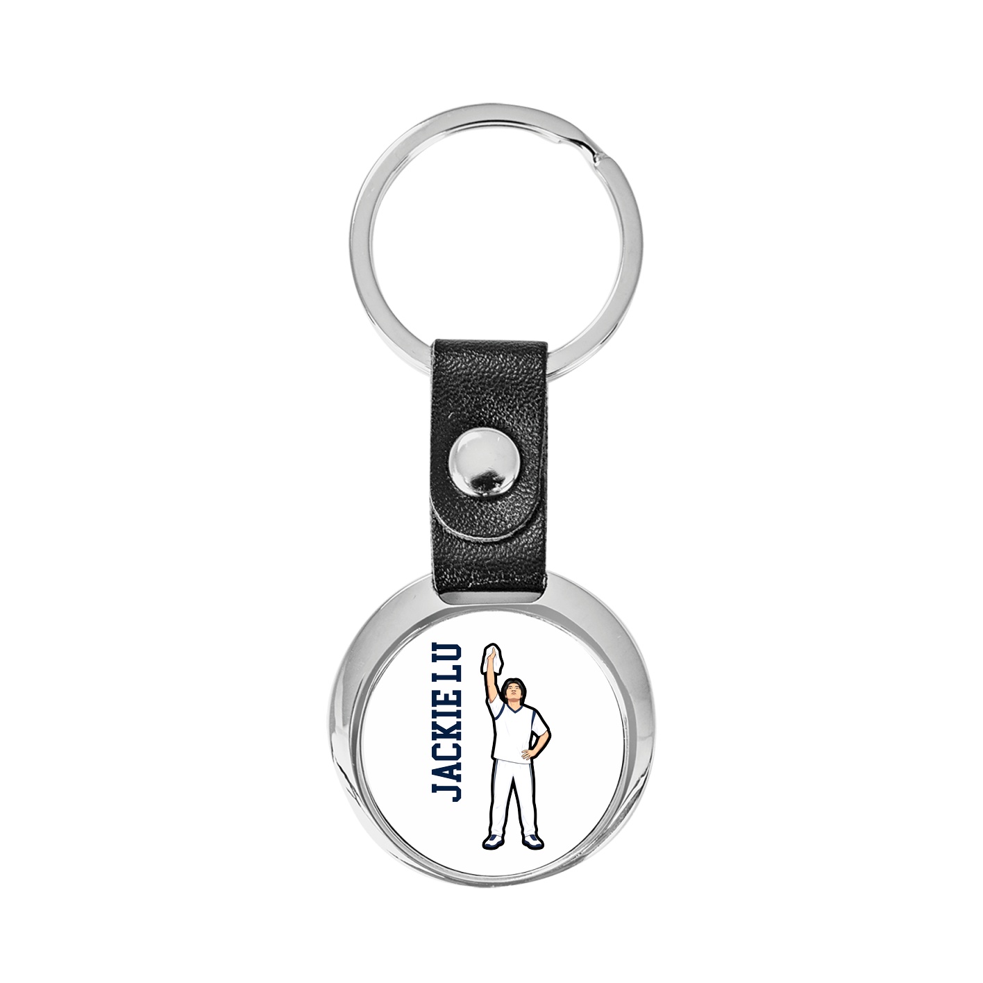 Key Chain — Name Vertical in Classic