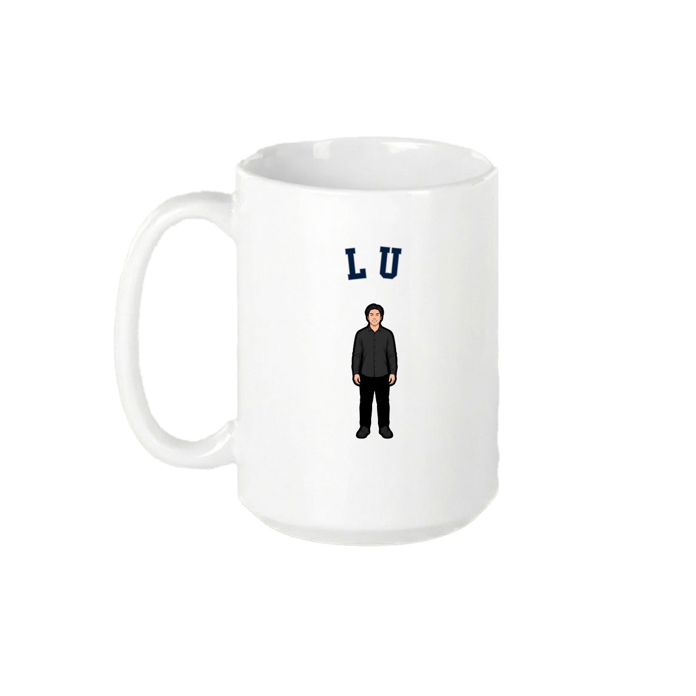 15oz Coffee Mug — Shirsey Arch in White