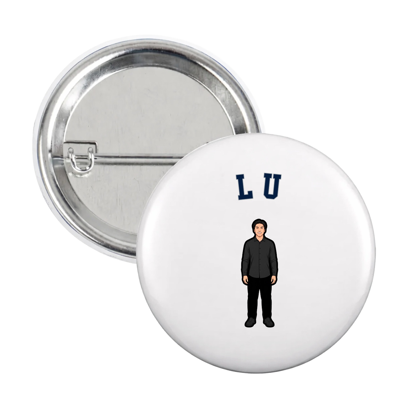 Game Day Button — Shirsey Arch in White