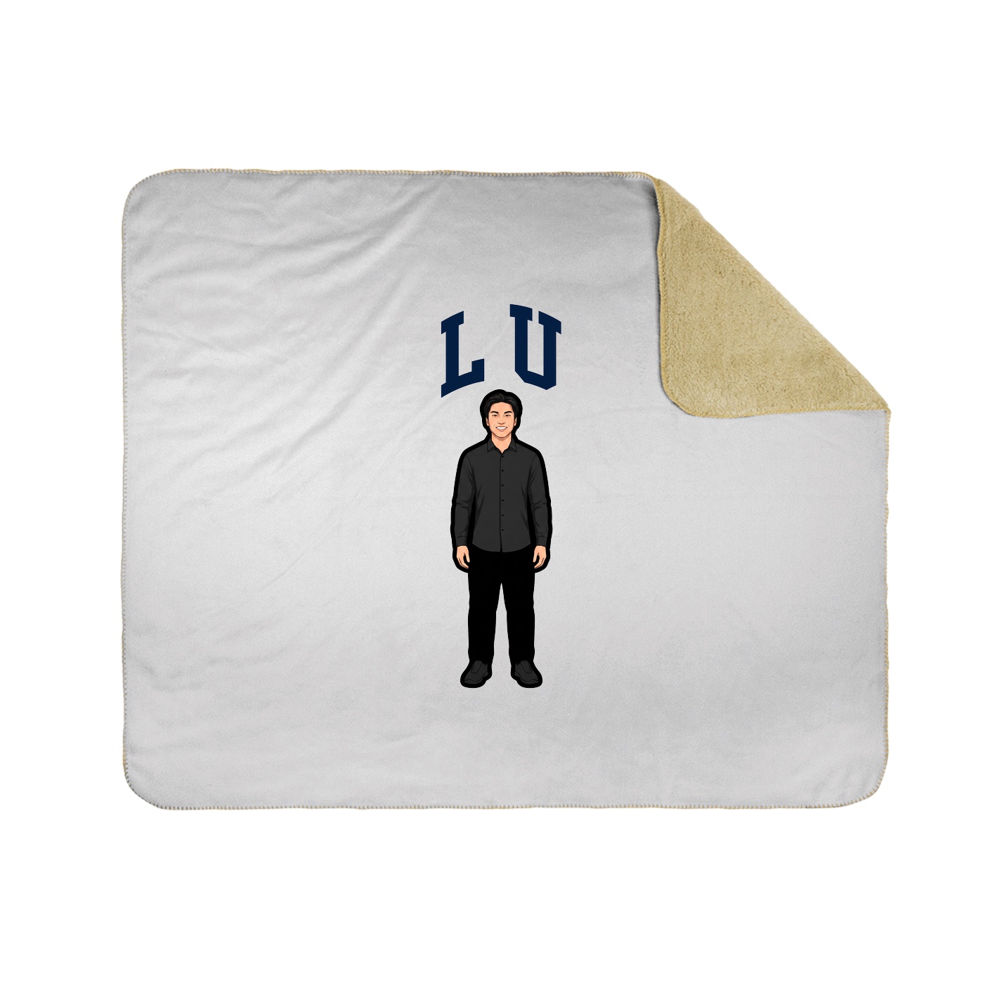 Throw Blanket — Shirsey in White