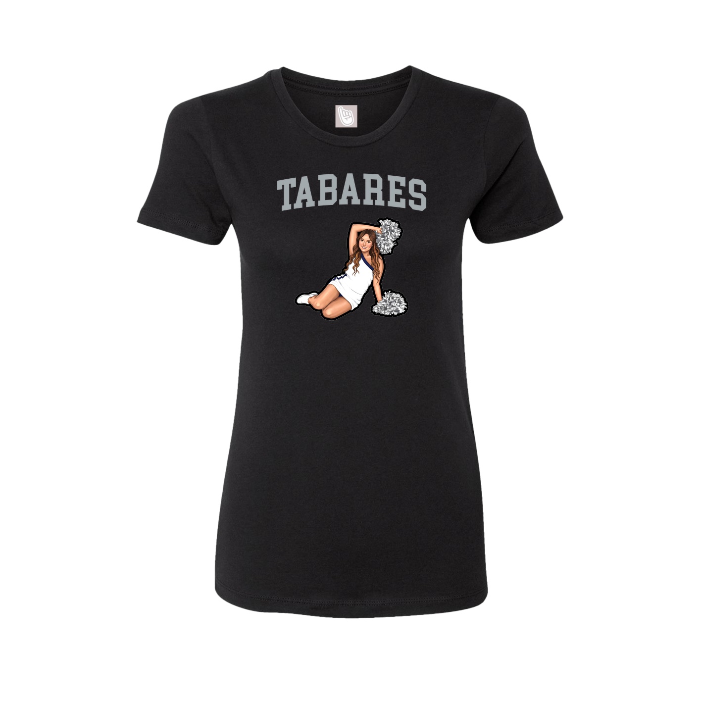 Fitted Women's Tee — Shirsey in Black