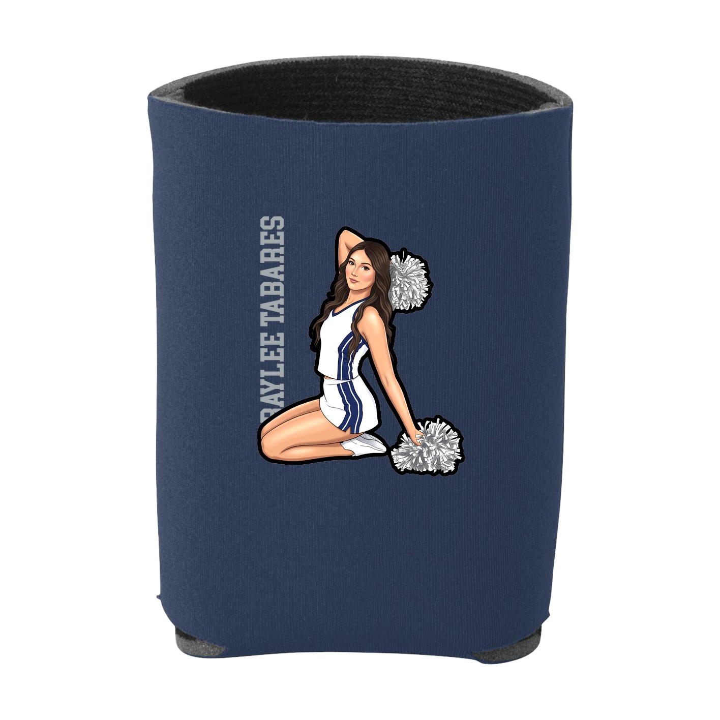 Can Holder — Name Vertical in Navy