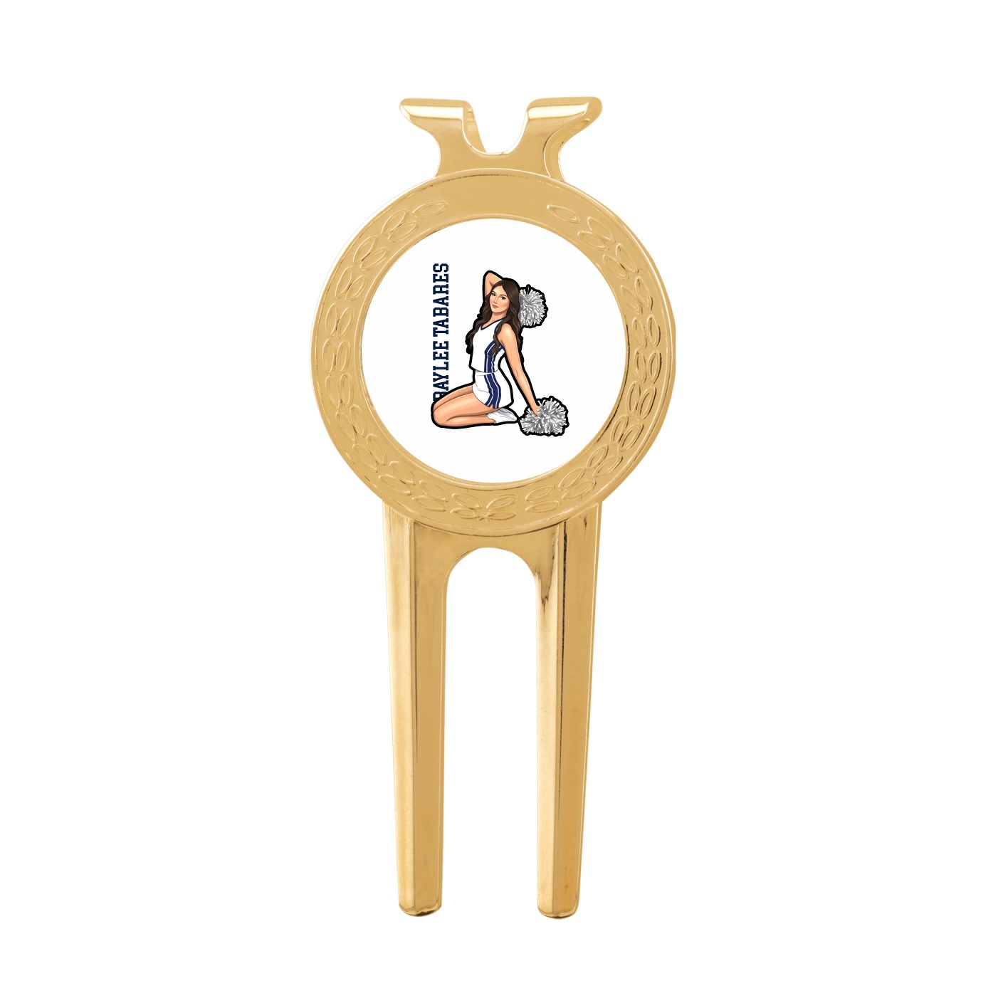 Divot Tool with Ball Marker — Name Vertical in Classic