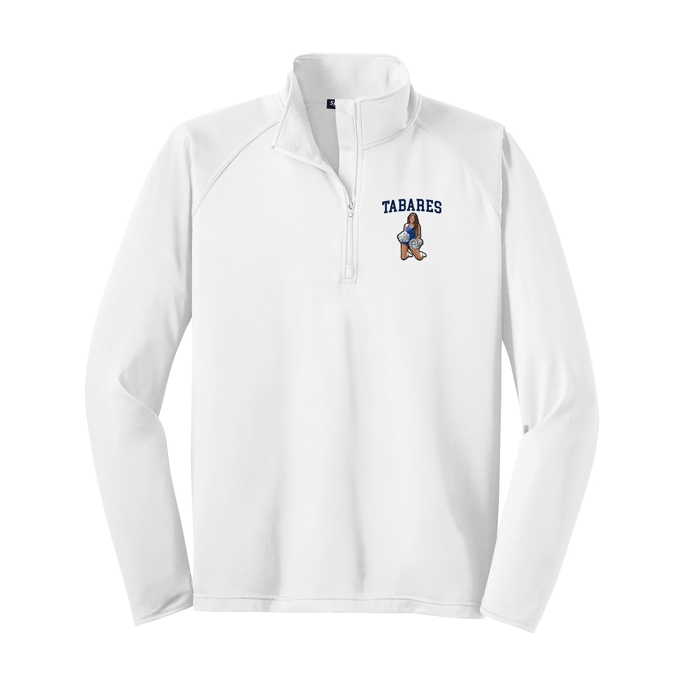 Q-Zip Pullover — Shirsey in White