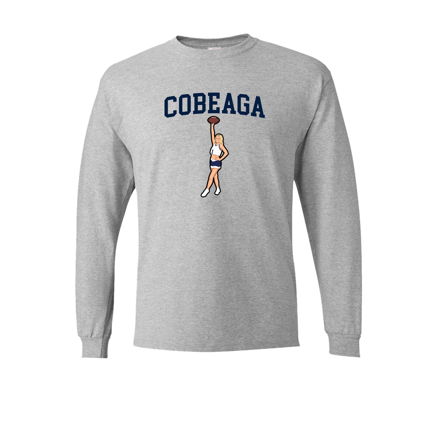 Long Sleeve Tee — Shirsey in Grey