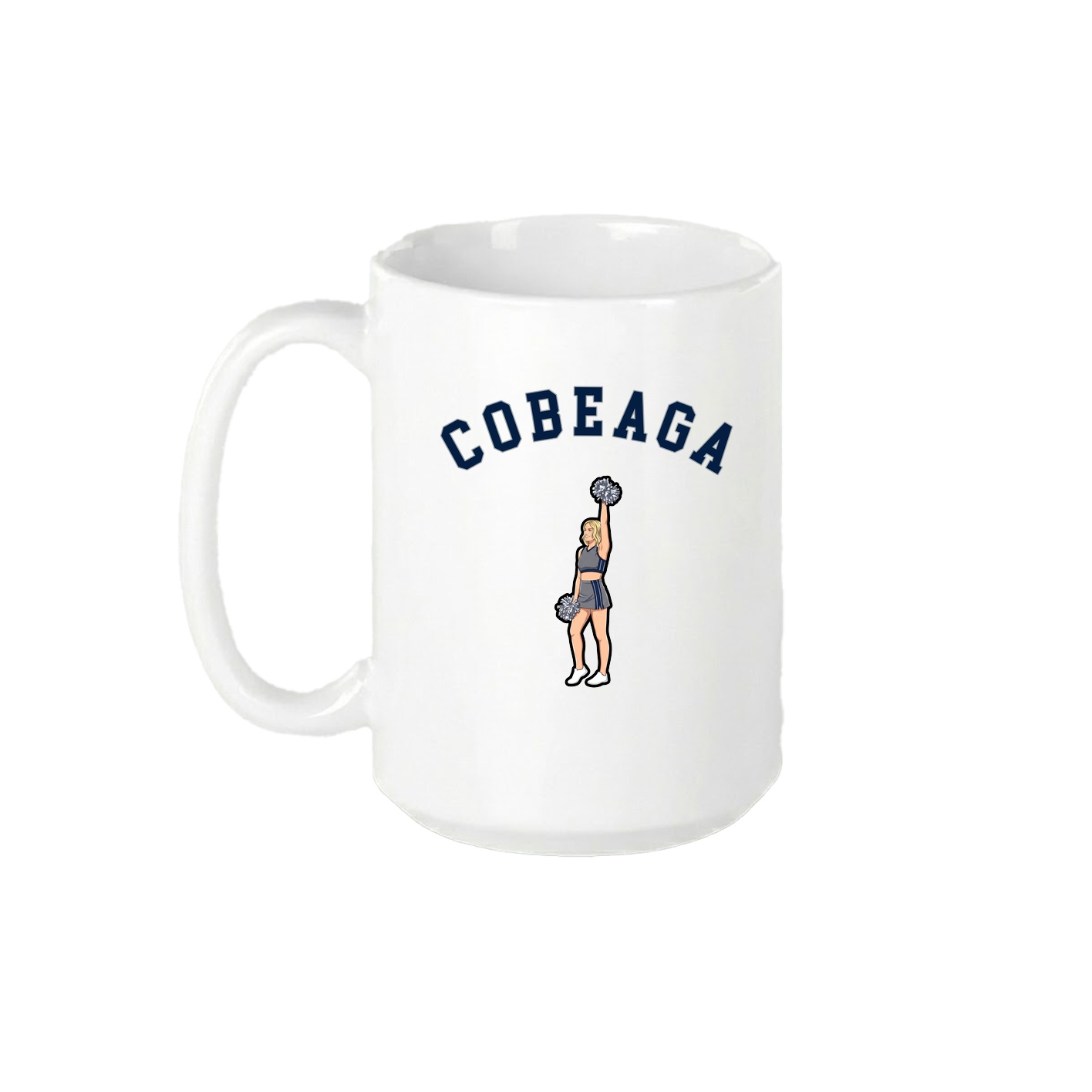15oz Coffee Mug — Shirsey Arch in White