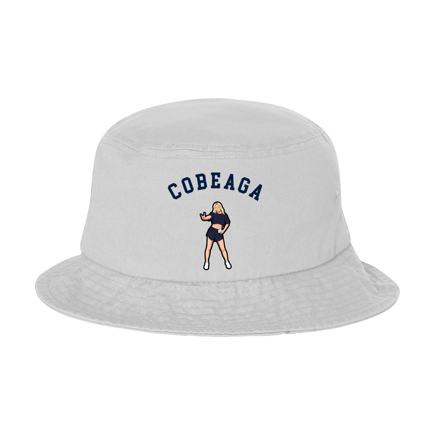 Bucket Cap — Shirsey Arch in White