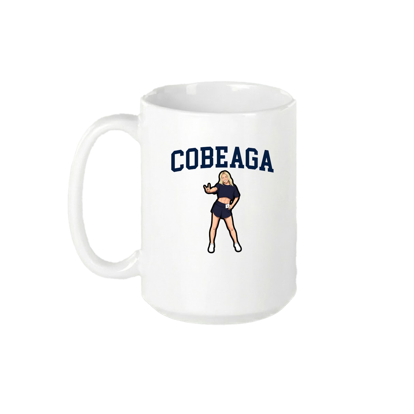 15oz Coffee Mug — Shirsey in White