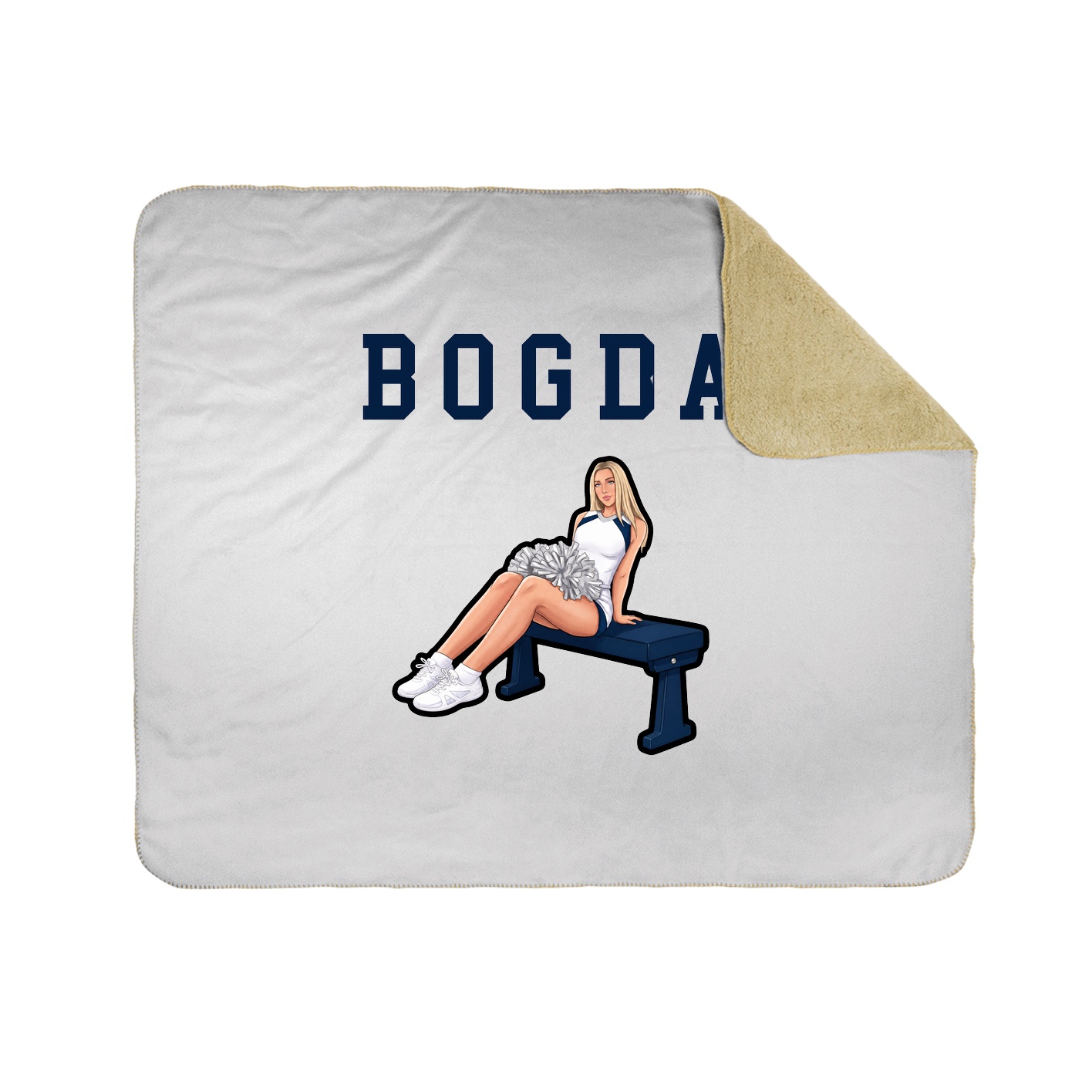 Throw Blanket — Shirsey in White