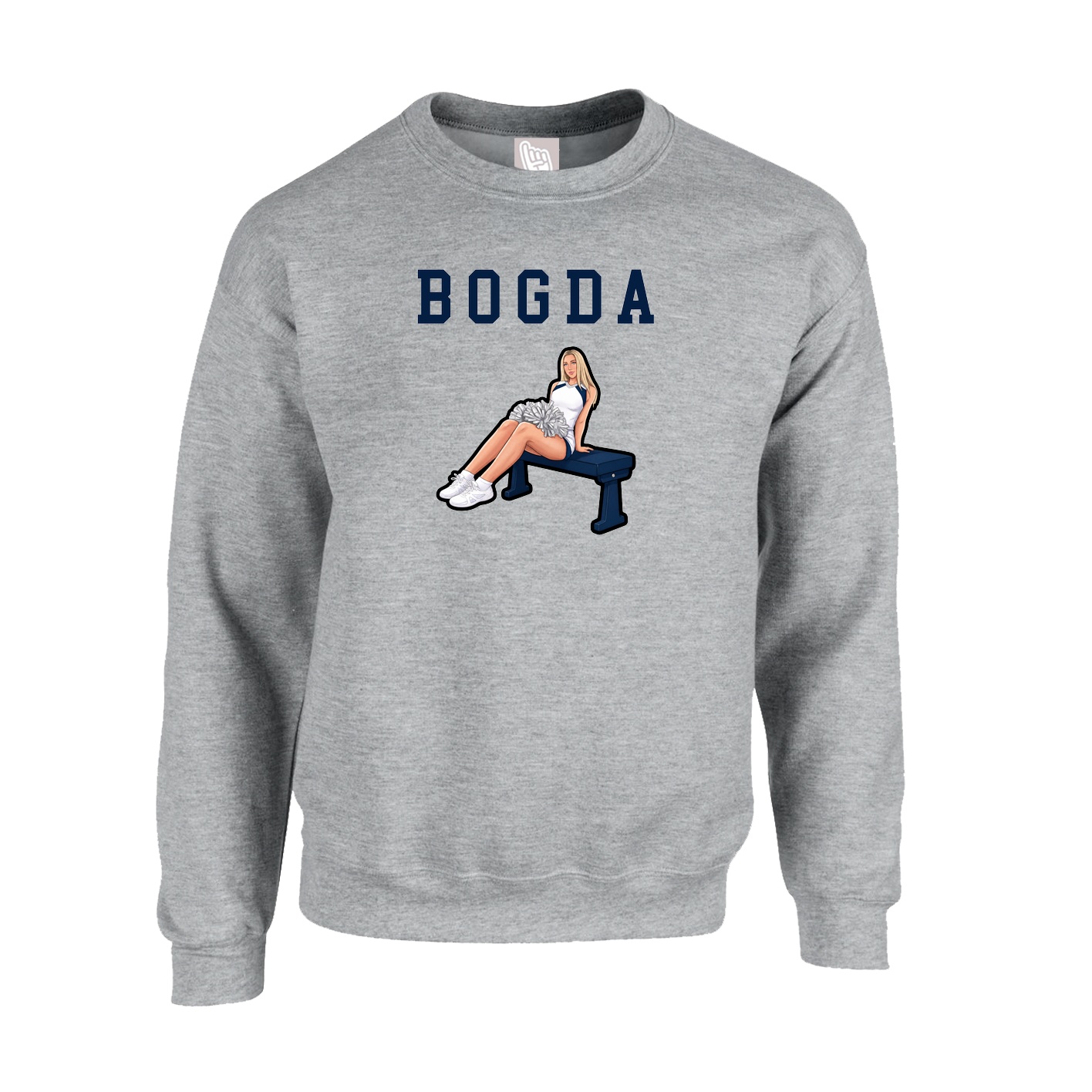 Fleece Crew — Shirsey in Grey