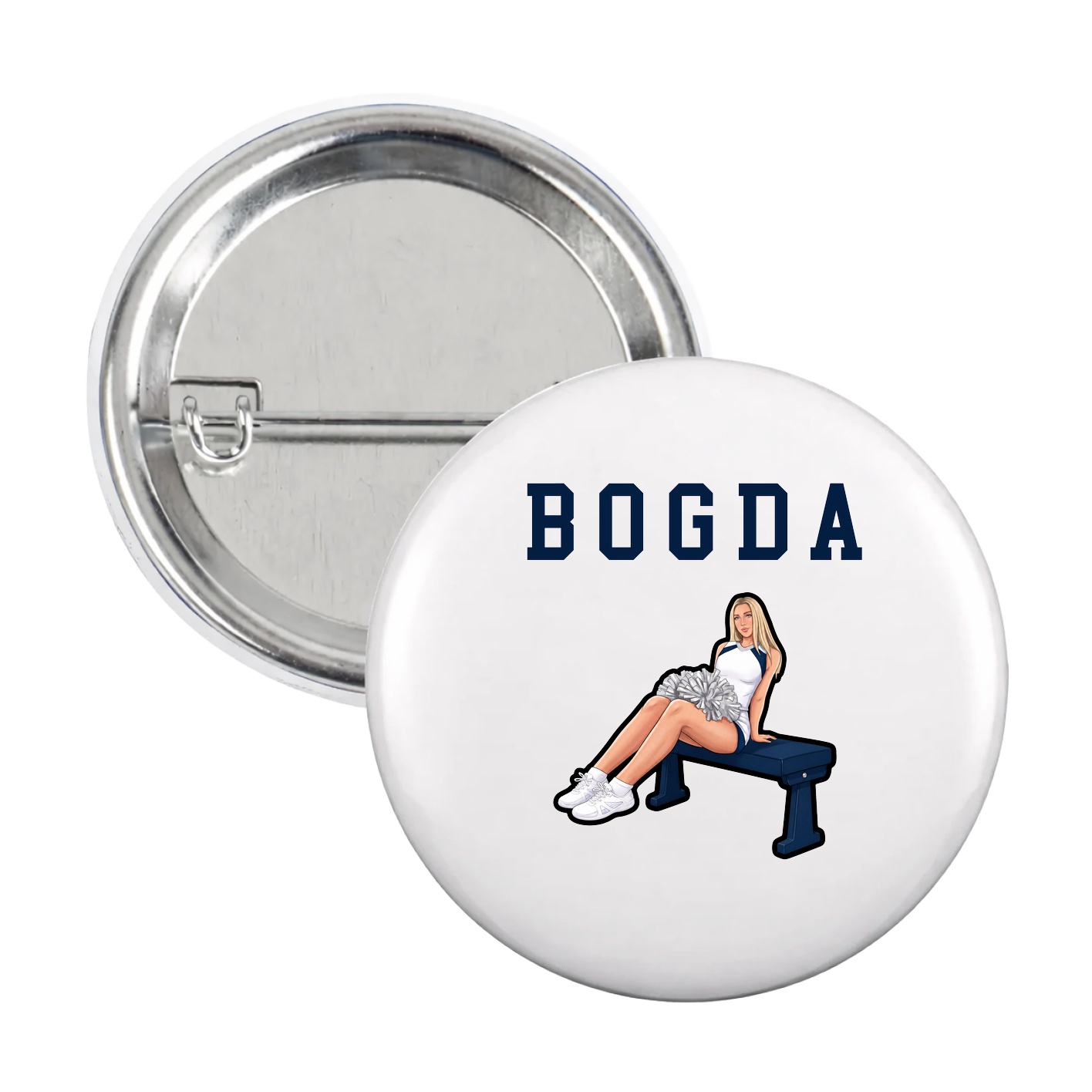 Game Day Button — Shirsey in White