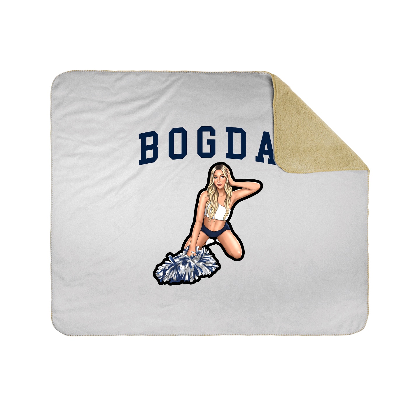 Throw Blanket — Shirsey in White