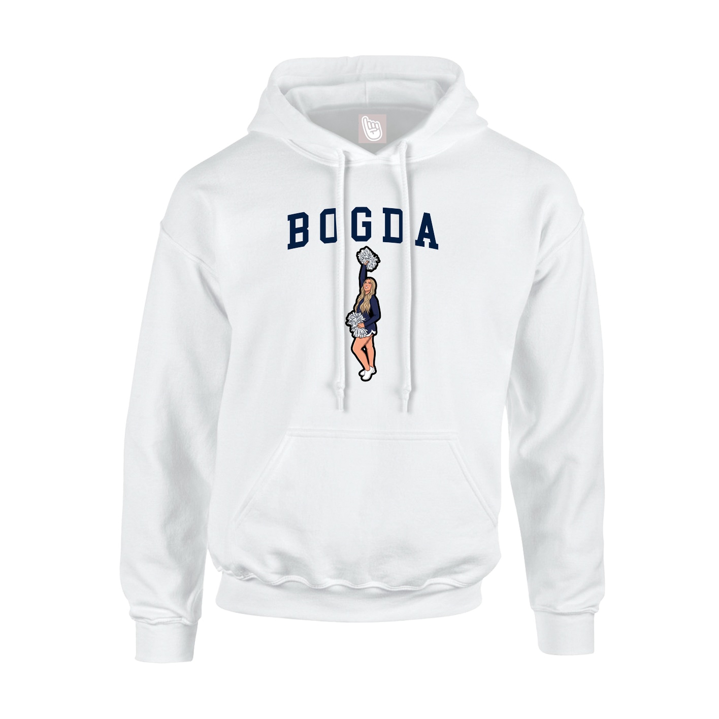 Hoodie — Shirsey in White
