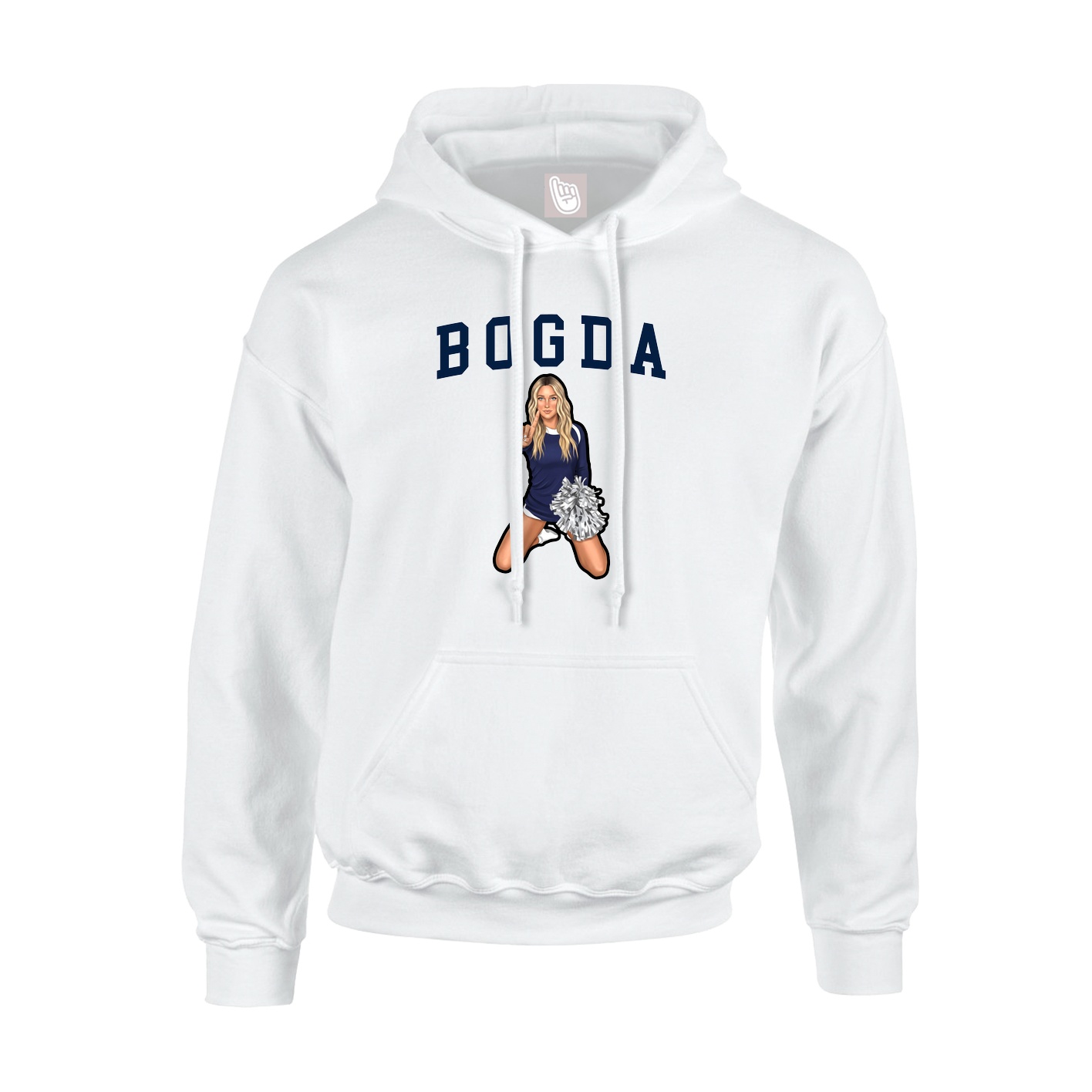 Hoodie — Shirsey in White