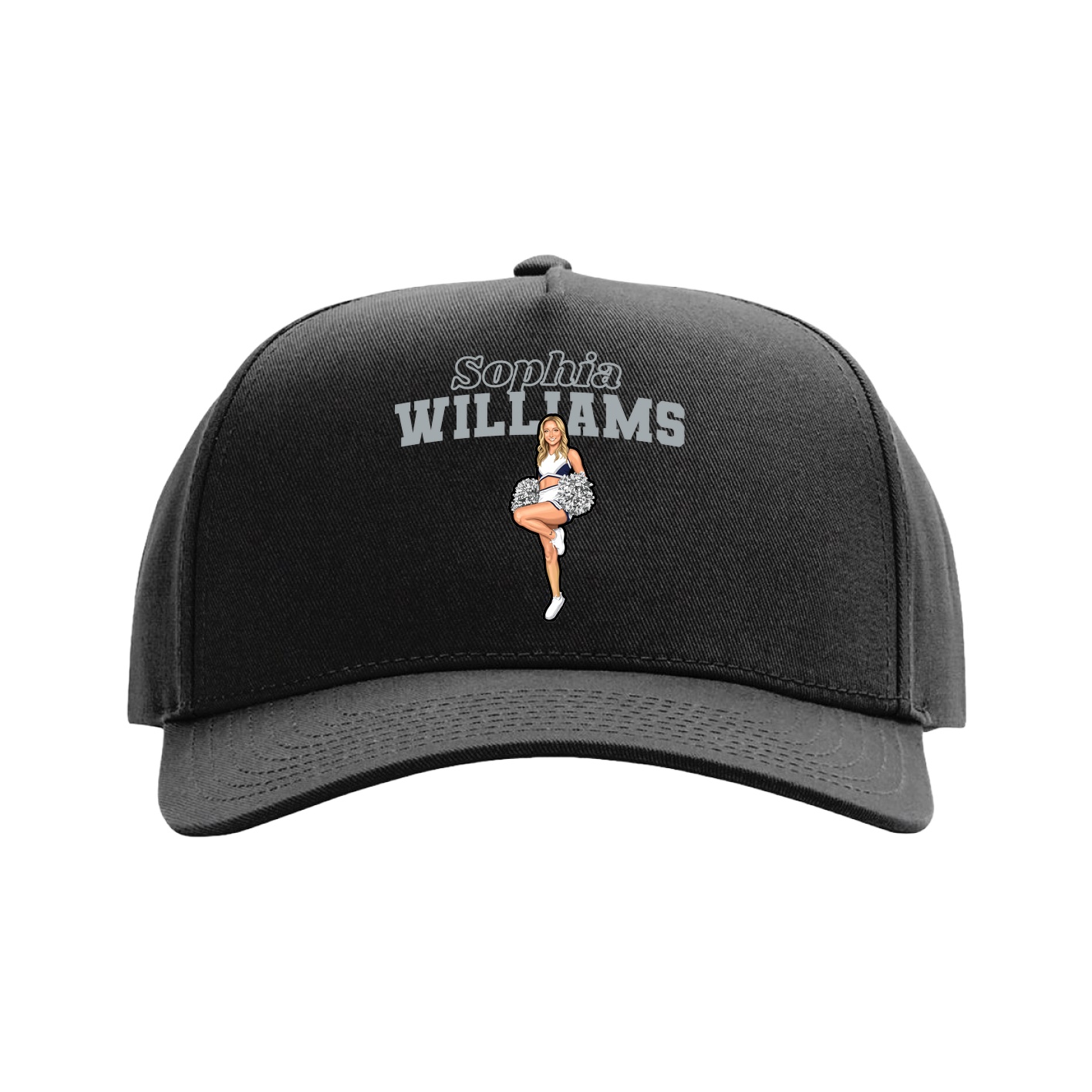 Full Fabric Five-Panel Champ Cap