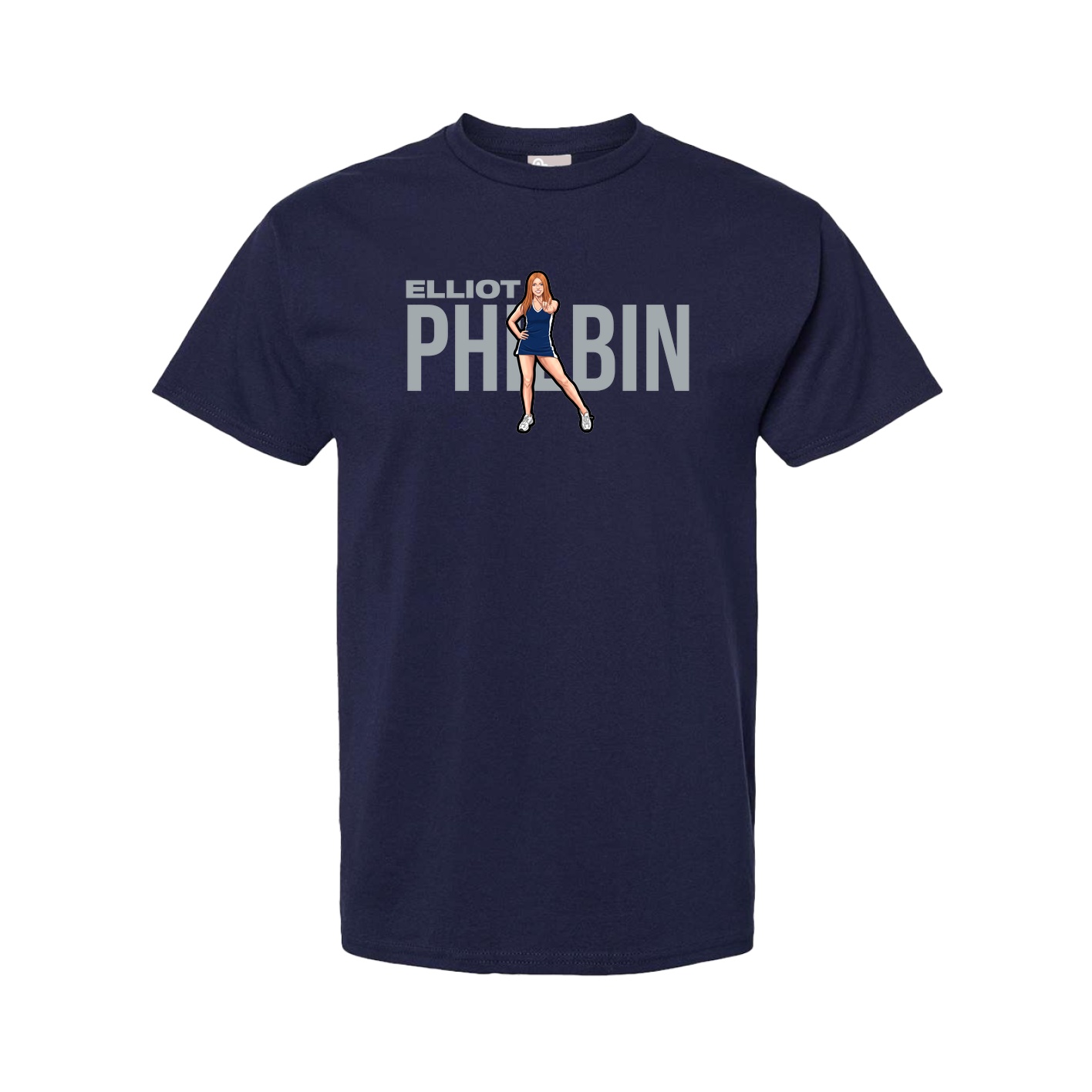Tee — Player Name in Navy