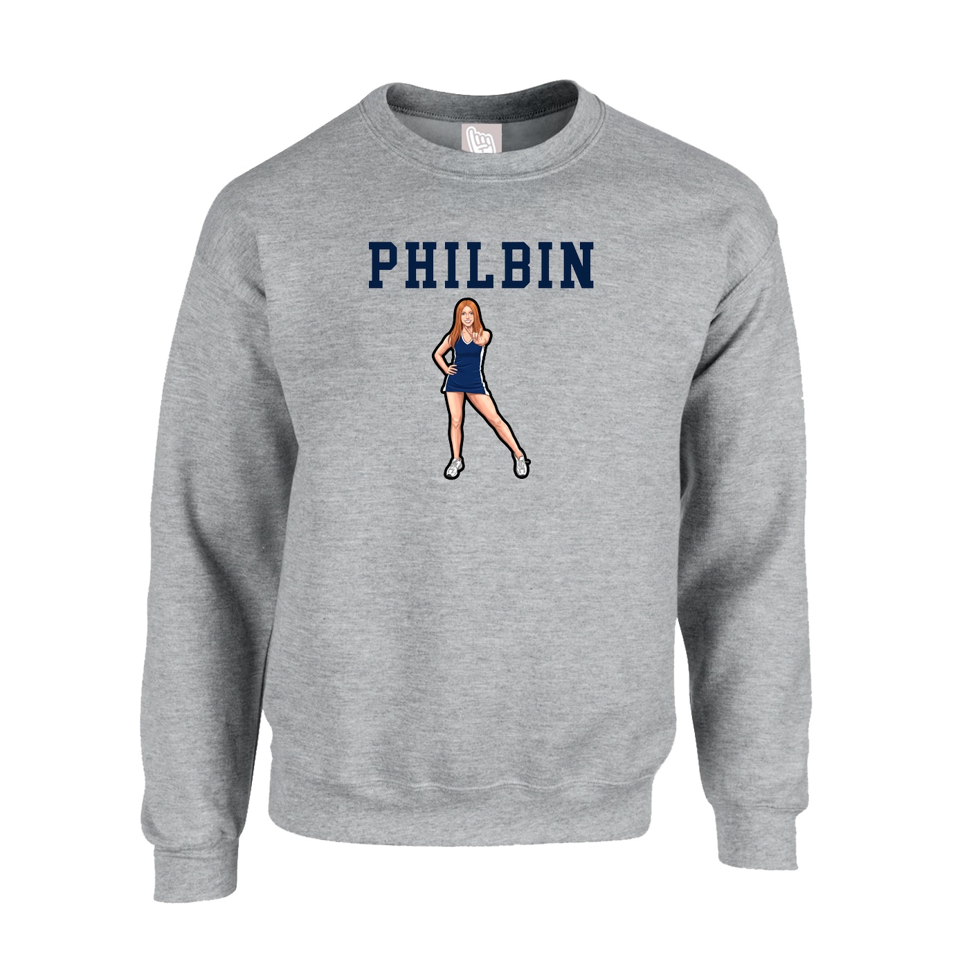 Fleece Crew — Shirsey in Grey