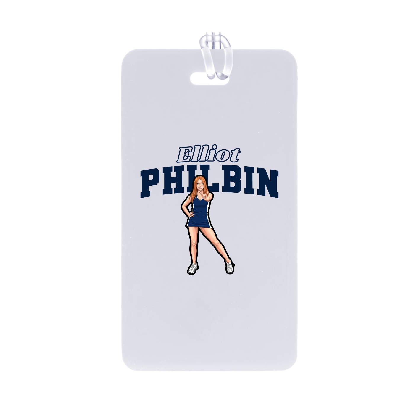 Bag Tag — Name Arch in Classic