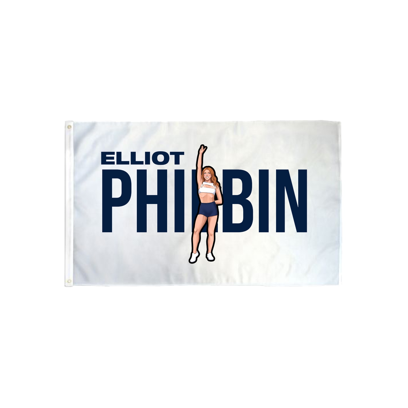 3x5 Flag — Player Name in Classic