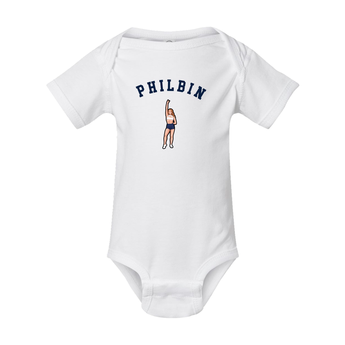 Baby Onesie — Shirsey Arch in White