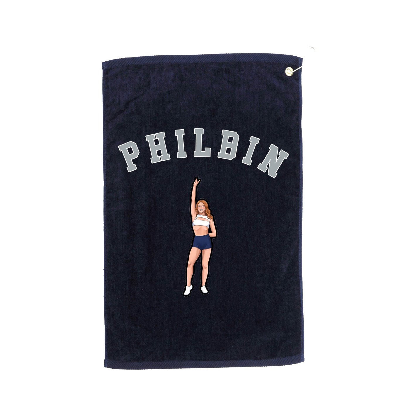 Golf Towel — Shirsey Arch in Navy