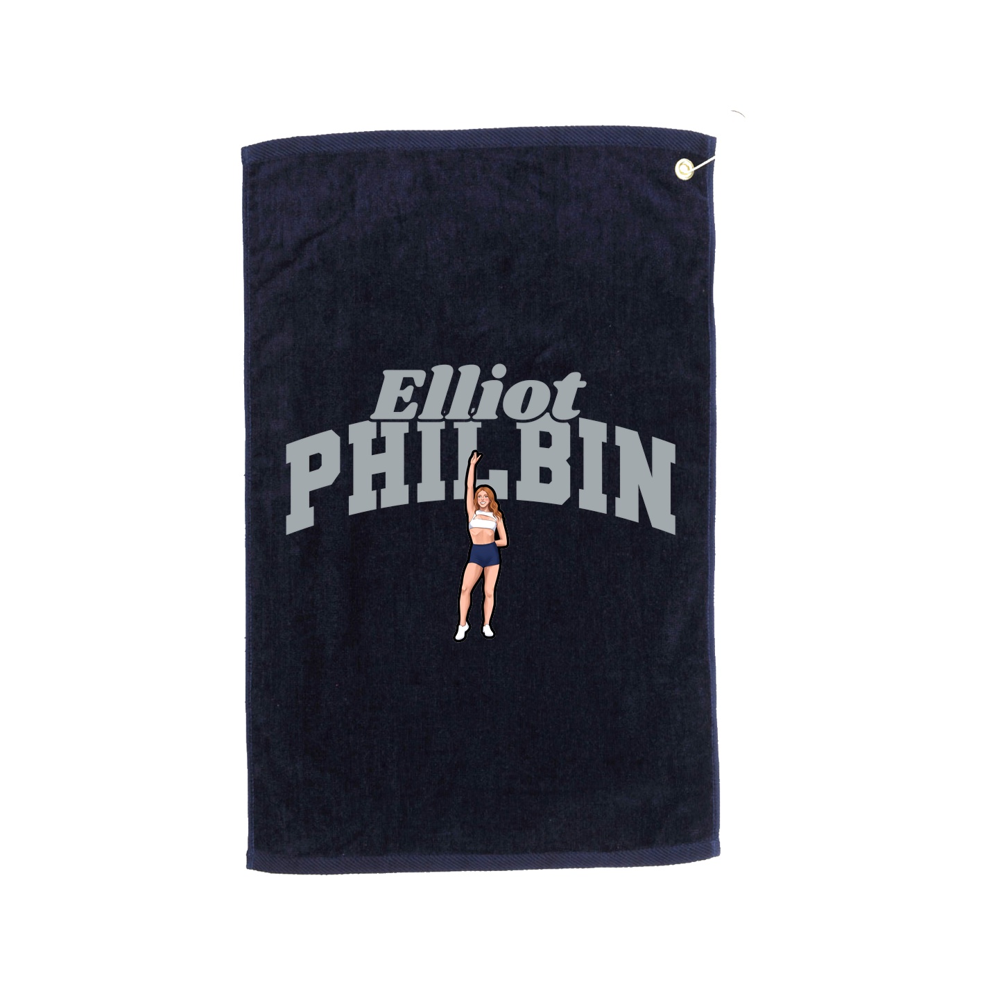 Golf Towel — Signature Arch in Navy