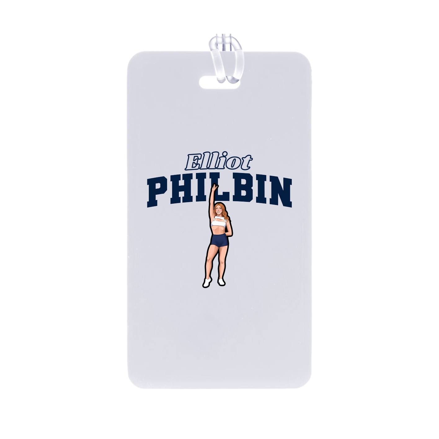 Bag Tag — Name Arch in Classic