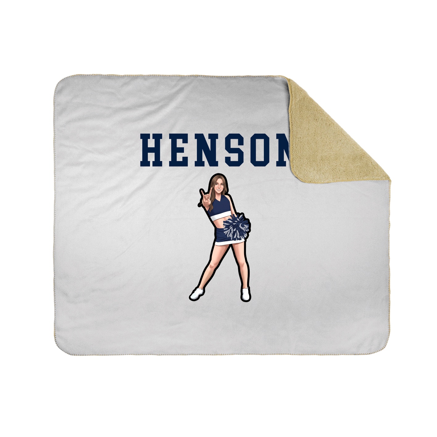 Throw Blanket — Shirsey in White