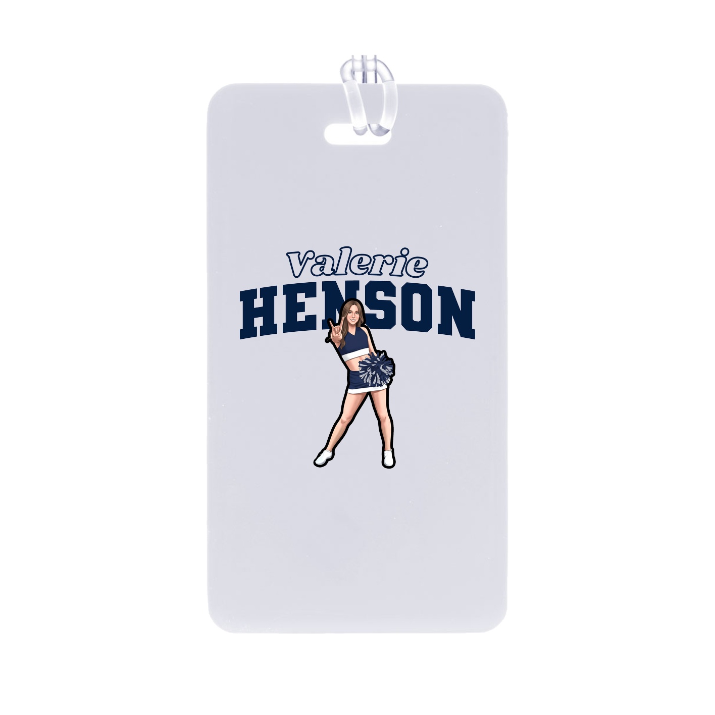 Bag Tag — Name Arch in Classic