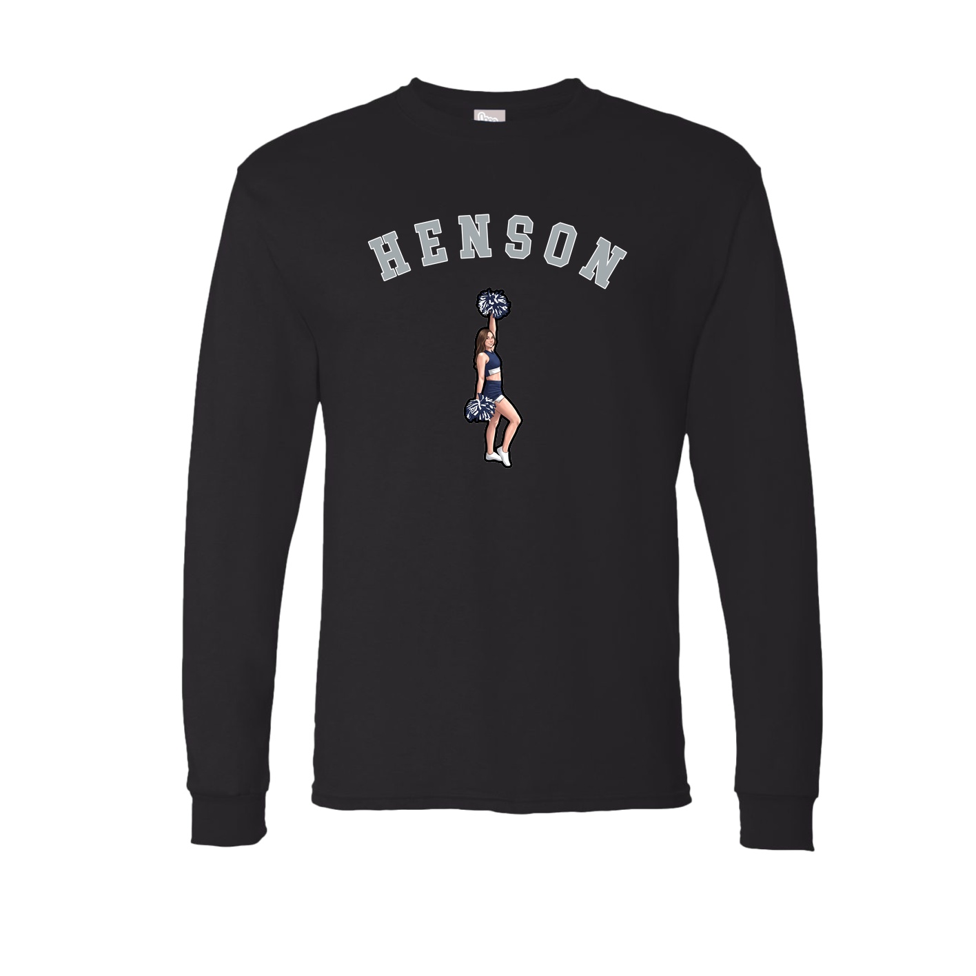 Long Sleeve Tee — Shirsey Arch in Black