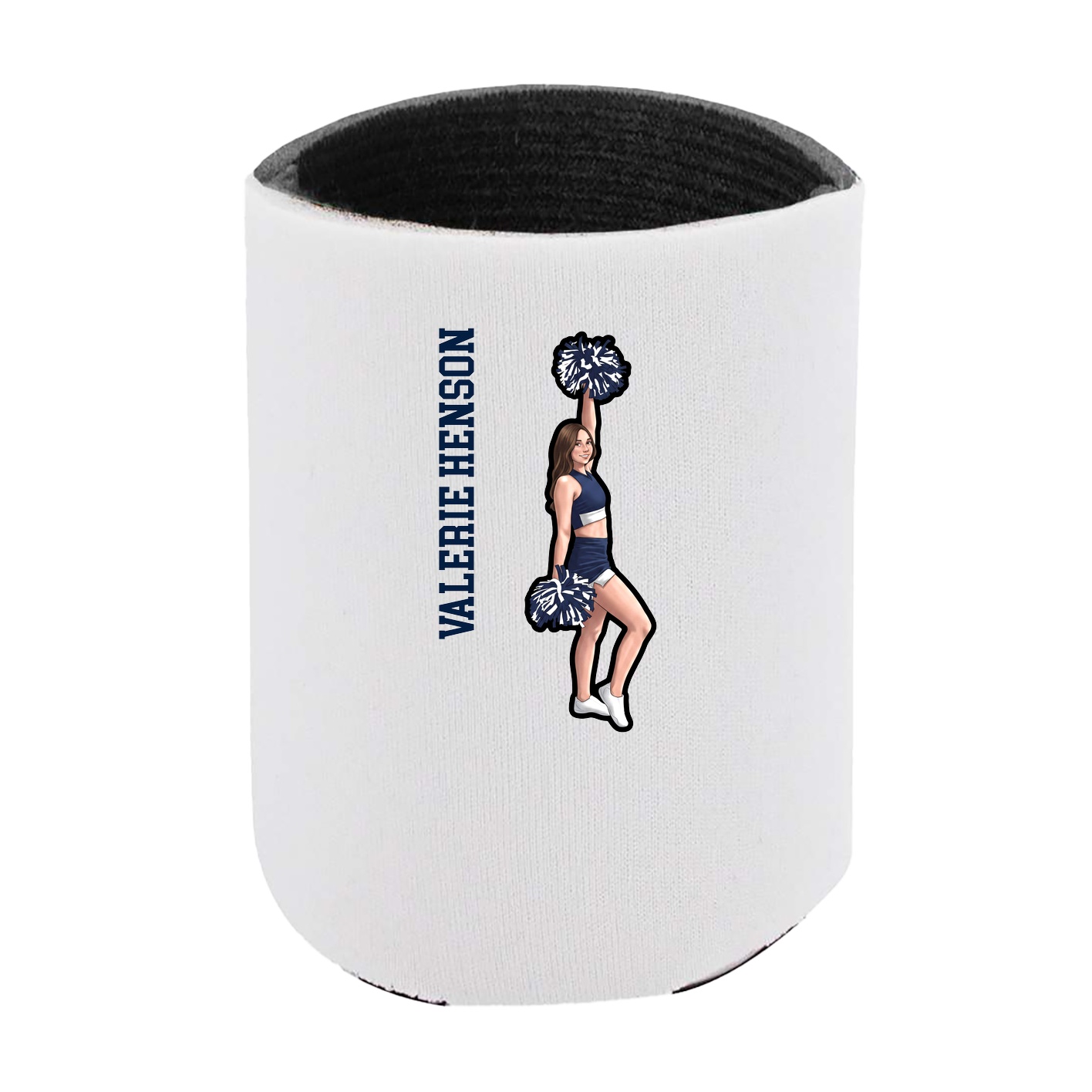 Can Holder — Name Vertical in White