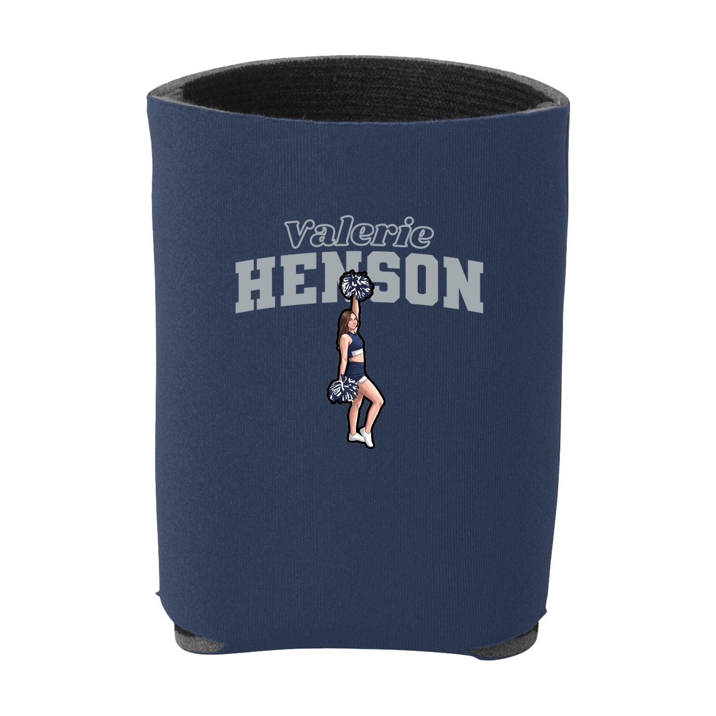 Can Holder — Name Arch in Navy