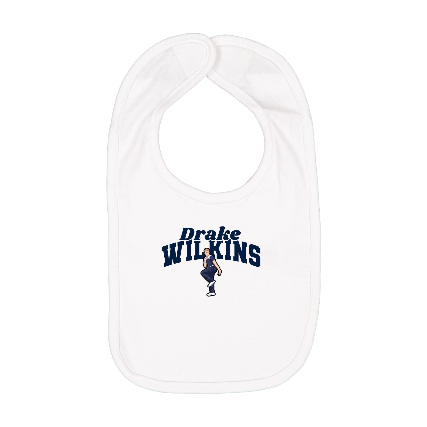 Infant Bib — Signature Arch in White