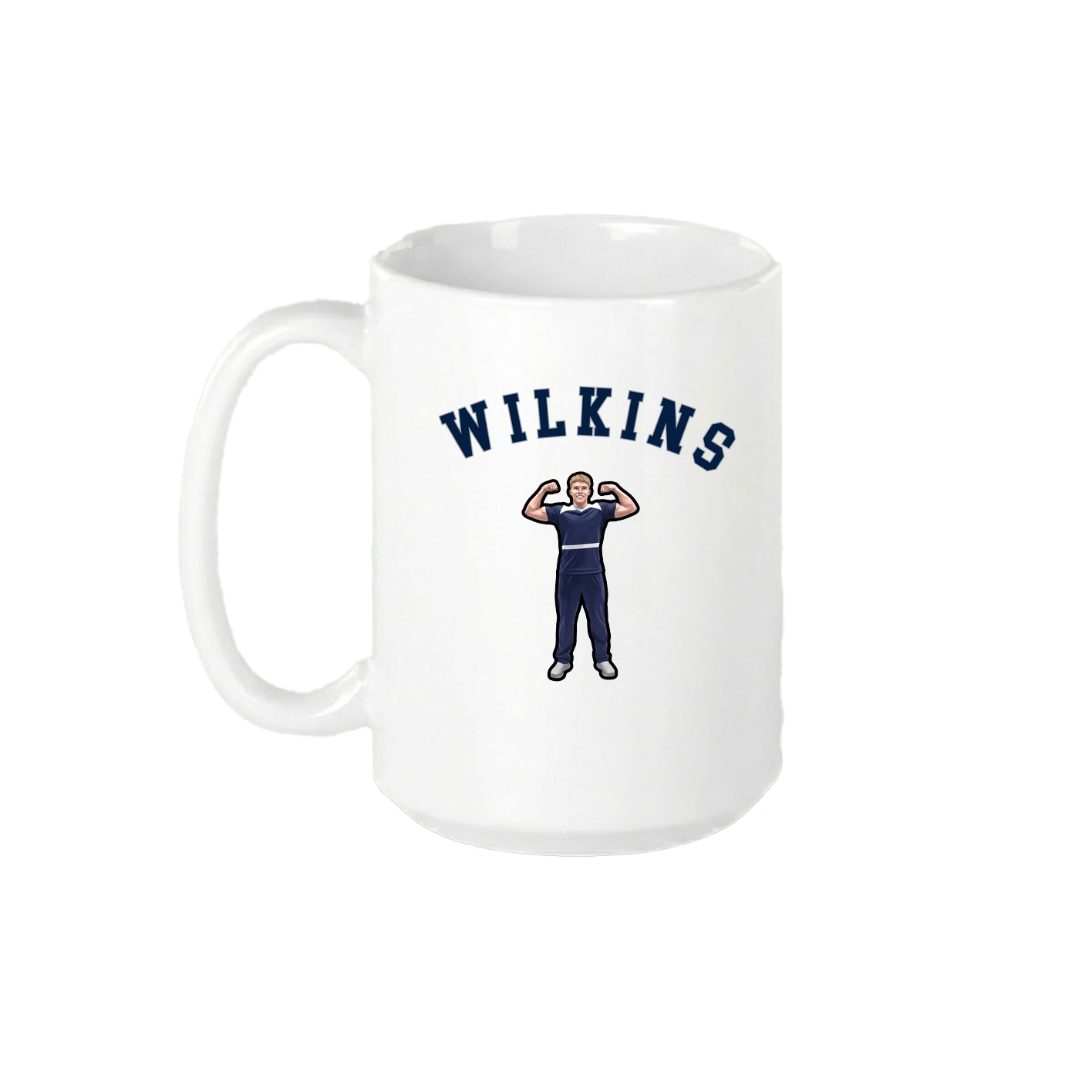 15oz Coffee Mug — Shirsey Arch in White