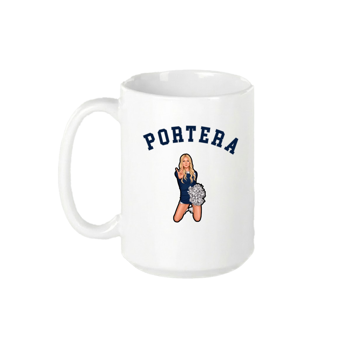 15oz Coffee Mug — Shirsey Arch in White