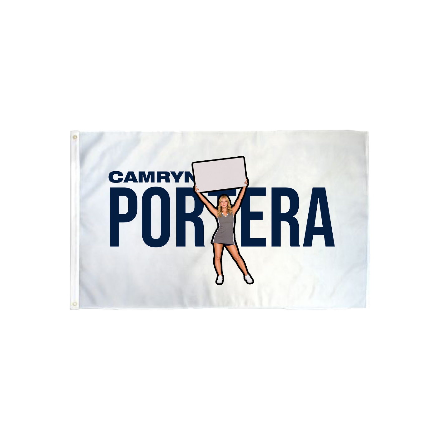 3x5 Flag — Player Name in Classic