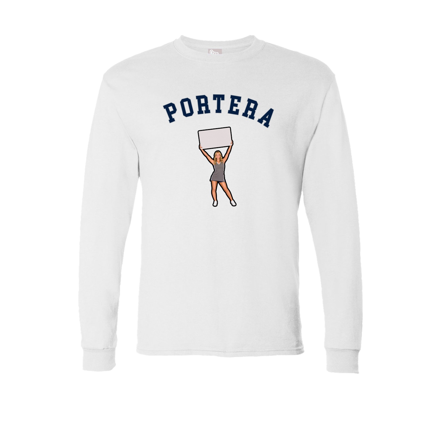 Long Sleeve Tee — Shirsey Arch in White