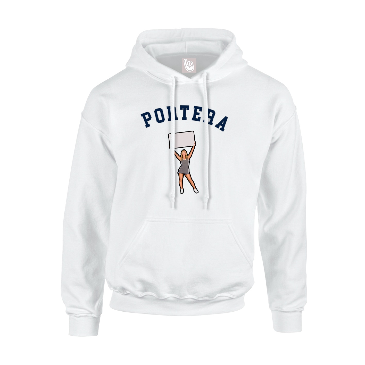 Youth Hoodie — Shirsey Arch in White