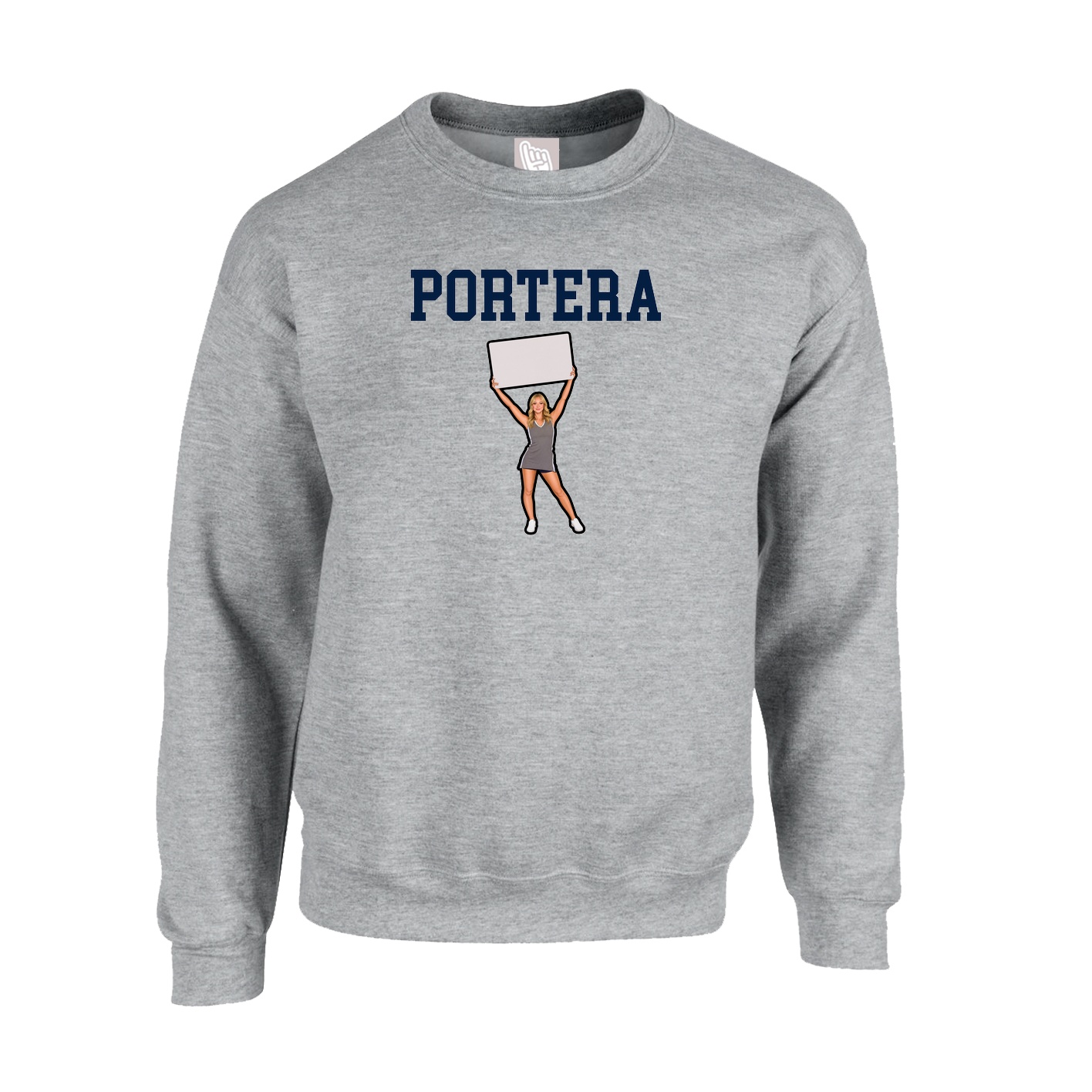 Fleece Crew — Shirsey in Grey