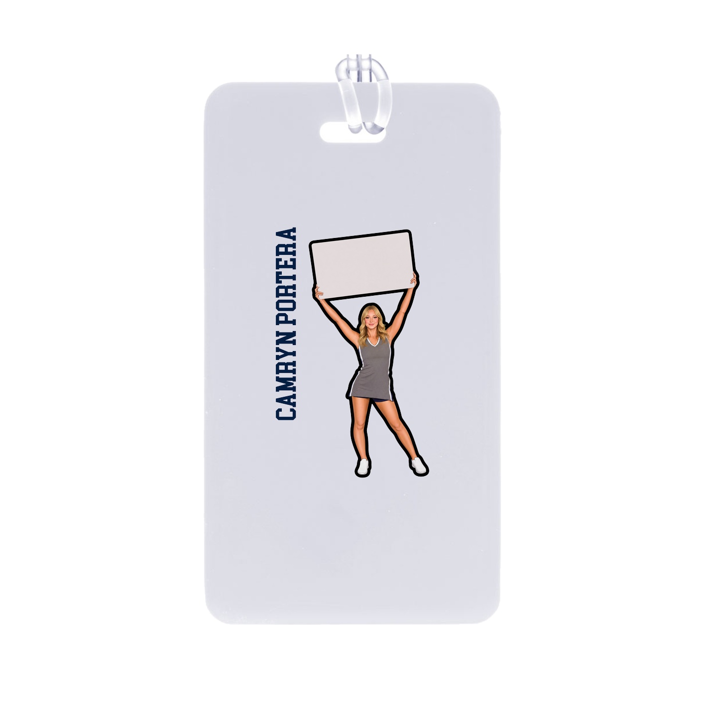 Bag Tag — Name Vertical in Classic