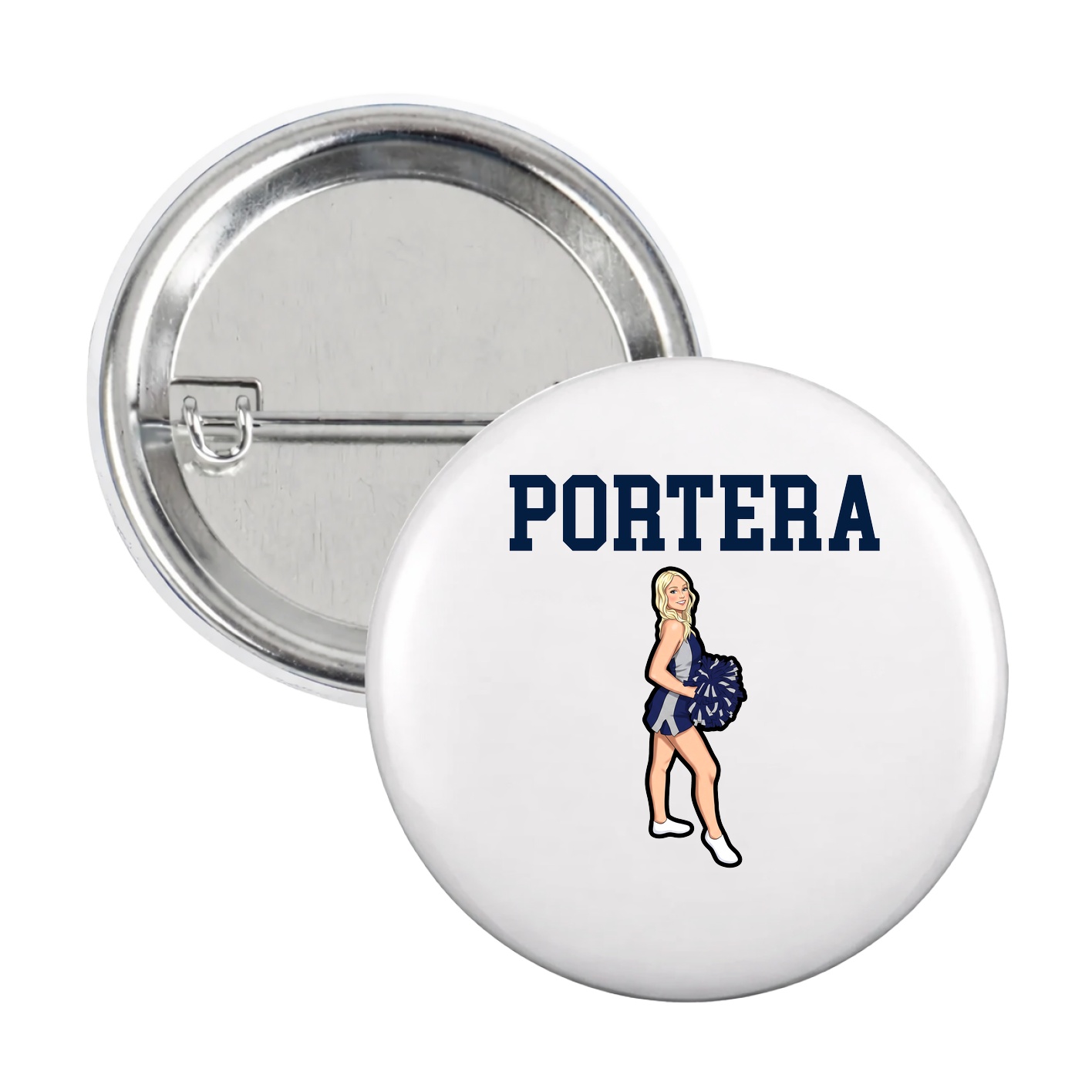 Game Day Button — Shirsey in White