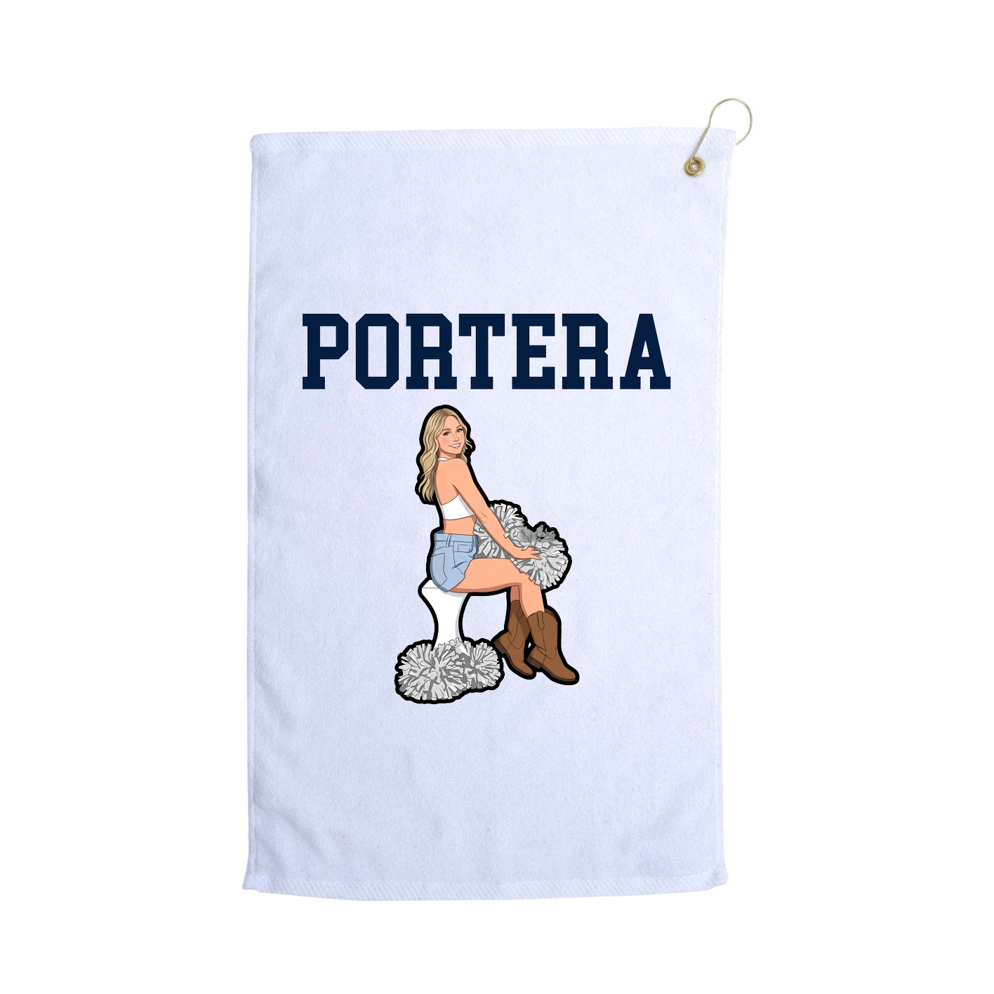 Golf Towel — Shirsey in White